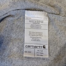 Carhartt K84 HGY Men's Gray Cotton Pocket Short Sleeve Henley Shirt Sz 3XL Tall image 7