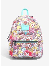 Loungefly Disney Chibi Princess Rainbow Pastel Mini Backpack New with Tags - £47.89 GBP