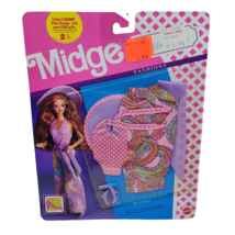 Vintage 1990 Mattel Barbie # 9633 Midge Wedding Day Fashion Clothing Outfit New - $40.85