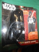 NEW- STAR WARS &quot;Darth Vader&quot; Action Suit Costume 3 Piece with Mask-Sizes 810 - £9.23 GBP