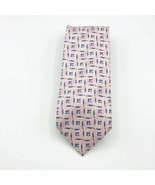Ermenegildo Zegna Pink Floral Pattern 100% Silk Necktie Made in Italy - $747.10 MXN