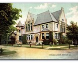 Memorial Library Wheaton Illinois IL UNP DB Postcard Y5 - £6.91 GBP