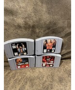 Nintendo 64 Wrestling Game Lot Of 4, War Zone, Wcw Nitro, Attitude, Mayhem - $59.39