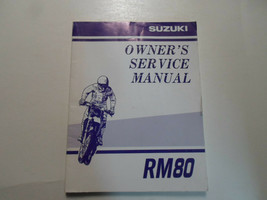 2001 Suzuki RM80 Owners Service Manual Worn Faded Factory Oem Book 01 Deal - $36.73