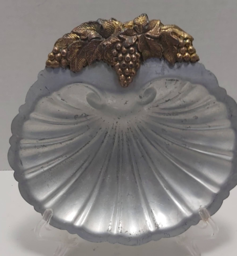 aluminum brass grape decorative soap dish trinket dish change dish - $9.51