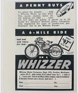 1948 Whizzer Motor Bike Advertisement Vintage Transportation Motorcycle ... - €17,17 EUR 1948 Whizzer Motor Bike Advertisement Vintage Transportation Motorcycle ... - €17,17 EUR