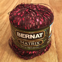 BERNAT MATRIX NOUVEAU Web Wines Yarn Ladder 50g Nylon Polyester  - $8.00