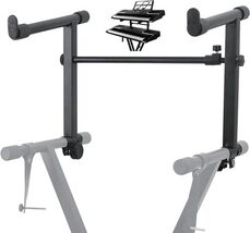 5 Core 2 tier Keyboard Stand Extension Adapter Adjustable Width 2nd Tier... - $35.91