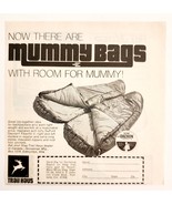 1973 Stag Trail Haus Mummy Sleeping Bag Advertisement Outdoor Camping Ge... - $28.07 CAD
