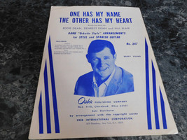 One Has My Name the Other Has My Heart by Eddie Dean - £2.33 GBP
