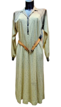Dress Light Beige Size 48 It Fantasy Microfibre Real Vintage Les Lunis - £64.26 GBP