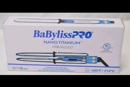 BaBylissPRO Nano Titanium Prima2000 Ionic Styling Iron, 3/4&quot; Stainless S... - $45.00