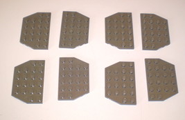 8 Used LEGO 4 x 6 Dark Gray Plates without Corners 32059 - £7.80 GBP