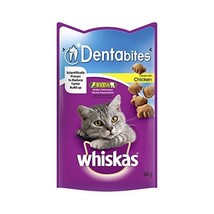 Whiskas Cat Care and Treats Dentabites Chicken 50g (Pack of 8)  - $32.00