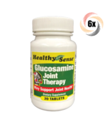 6x Bottles Healthy Sense Glucosamine Joint Therapy Diet Tablets | 20 Per... - $17.31