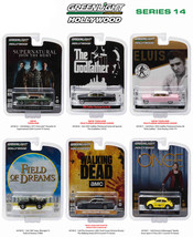Hollywood Series / Release 14, 6pc Diecast Car Set 1/64 by Greenlight - £50.90 GBP