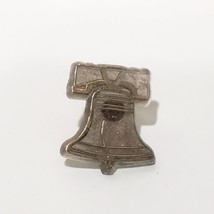 Liberty Bell Souvenir Lapel Pin 3/4&quot;  Brown Plastic Translucent Philadelphia PA - £11.07 GBP