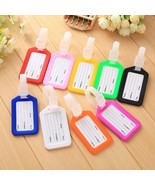 10 Travel Luggage Bag Tag Plastic Suitcase Baggage Office Name Address I... - $20.46 CAD