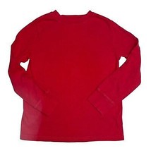 Christmas Classic Basic Red Long Sleeve Spring Tee Girl 6/7 by Cat &amp; Jack - £3.12 GBP