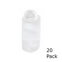 Simplicity 4&quot; x 14&quot; 200 Micron Aquarium Filter Sock w/ Drawstring (20 Pack) - $140.00