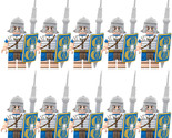 Rome Total War Blue Roman Infantry Army x10 Minifigure Lot - $17.89