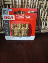 RCA Coax RG6 Twist-On F Connectors 10 Pack - $8.79