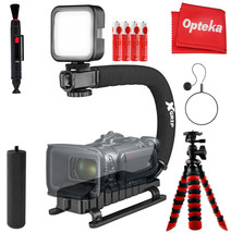 Opteka x-Grip for Canon EOS R6 w/ Hand Grip, LED Video Light &amp; Flex Tripod - £51.94 GBP