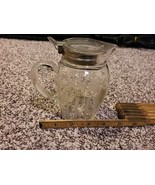 Vintage E &amp; JB Glass and Metal Creamer Patent Aug 22nd 1916 - $24.00
