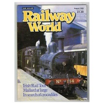 Railway World Magazine August 1988 mbox3404/f Irish Rail Tour - £3.06 GBP