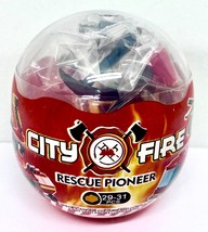 The Toy Network City Fire Rescue Construction Building Block Mystery Capsule Set - £10.79 GBP