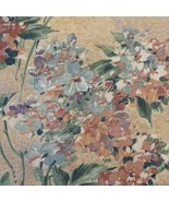 VINTAGE Interior Fabric Design Inc 1987 Floral Cotton Fabric 5 Yards - £39.10 GBP