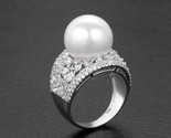 Men finger ring pearl decoration cubic zirconia luxury fashion jewelry for wedding thumb155 crop