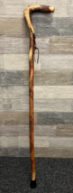 Natural Wood Hand Carved 36&quot; Walking Stick/Cane - Vintage! - £38.03 GBP