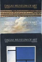 3 Dallas Museum of Art Bulletins &amp; Annual Review 1984  - $24.72