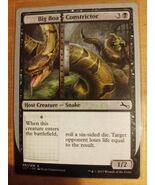 Big Boa Constrictor Magic The Gathering Host Snake Unstable MTG 51 Black - $2.33