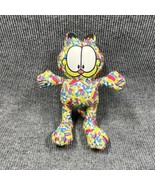 Garfield 13” Plush Toy Factory Easter Egg Print Stuffed Animal Cat Toy Rare - $35.61