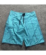 Billabong Platinum PX3 Stretch Drawstring Board Short Men&#39;s Size 36 Turq... - €10,28 EUR