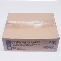 HOSPECO HS-6141, Waxed Paper Liners for Sanitary Napkin Disposal, 250CT - $22.66