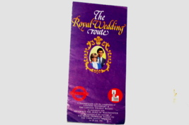 the ROYAL WEDDING ROUTE 1981 Prince of Wales and Lady Diana Spencer (off... - $12.00