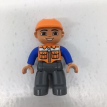Lego Duplo  Construction Worker Figure 2 1/2&quot; Tall - £3.60 GBP
