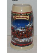 2003 Budweiser Holiday Beer Stein &quot;Old Towne Holiday&quot; Mug - £26.52 GBP