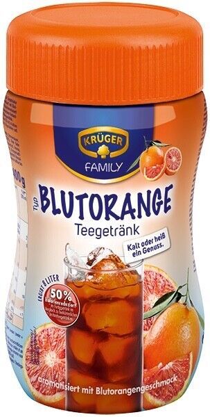 Kruger BLOOD ORANGE Tea Instant Drink -hot or cold - 400g/40 servings-FREE SHIP