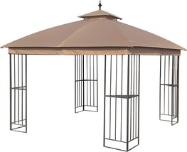 Apex Garden Canopy Top For Garden Treasures 10 Ft. X 10 Ft., F (Top Only) (Tan). - £123.34 GBP