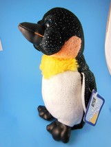 Penguin plush The Petting zoo 9&quot; Aquatic Collection 1994 Mint With Tag - £9.33 GBP