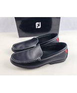 FootJoy FJ Shoes Club Casuals Mens 8.5 Black Leather Driving Loafer Shoe... - £47.89 GBP