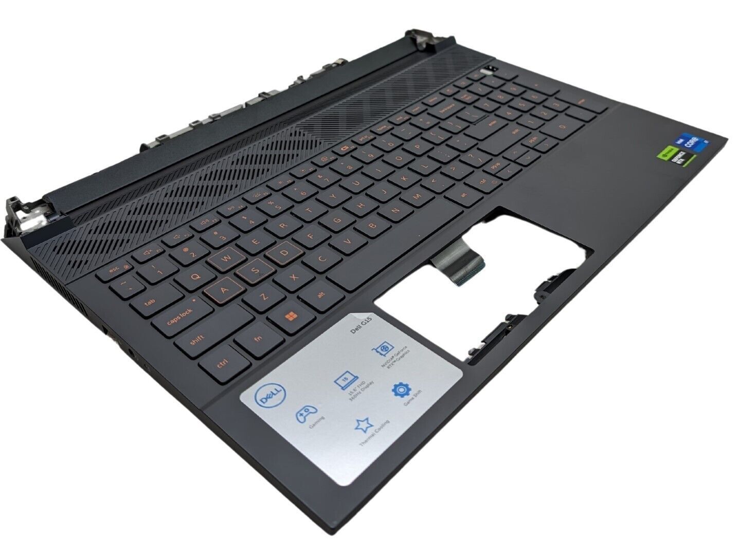 NEW OEM Dell G15 5530 Laptop Palmrest W/ Backlit US Keyboard - 25CCM 025CCM A - £158.02 GBP