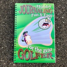 GOLF Journal Hobby Journaling For the Avid Golfer Track Your Rounds Book - £6.94 GBP