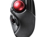 ELECOM HUGE Trackball Mouse, 2.4GHz Wireless, Finger Control, 8-Button F... - £66.32 GBP