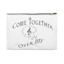 Accessory Pouch &quot;Come Together&quot; in White - $18.80+