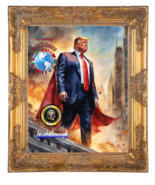 Donald Trump SUPER~RARE   Art Limited / Special Edition Only 100 - $78,771.01 MXN